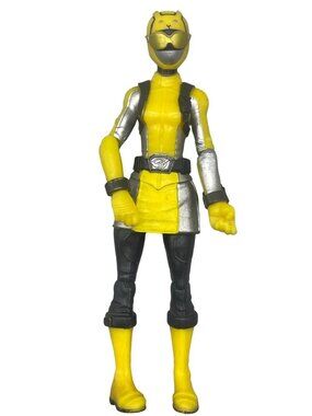 Power Rangers Beast Morphers Yellow Ranger 6" Action Figure 2018 Hasbro Girl REA